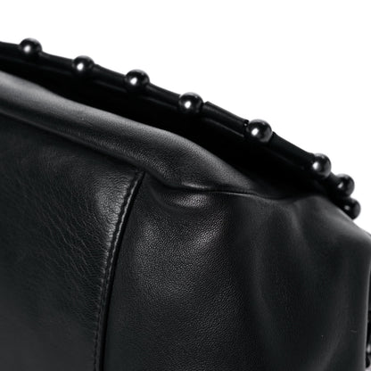 Chanel Lambskin Pearl Obsession Flap Black 10 of 14