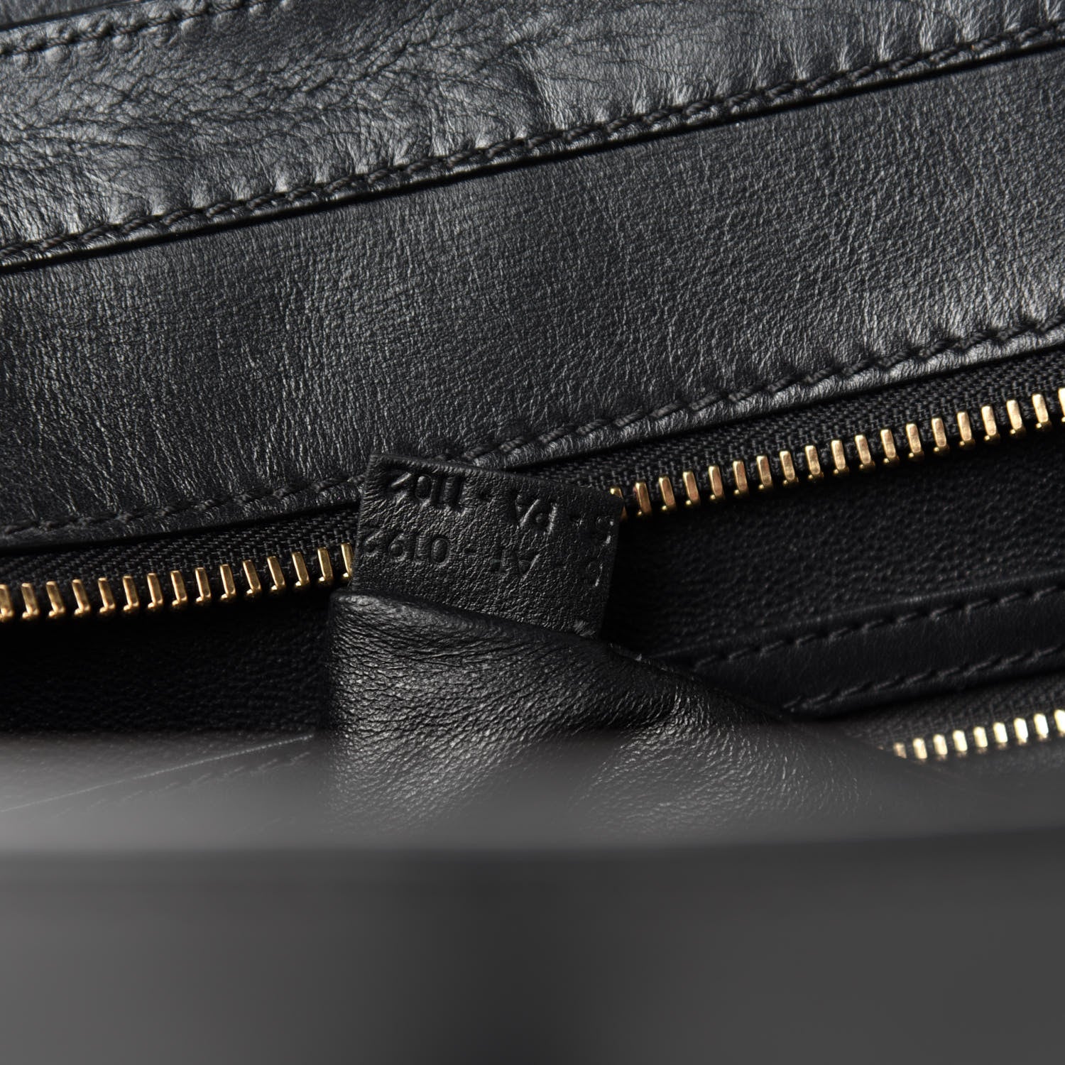 Celine Smooth Calfskin Mini Luggage Black 9 of 10