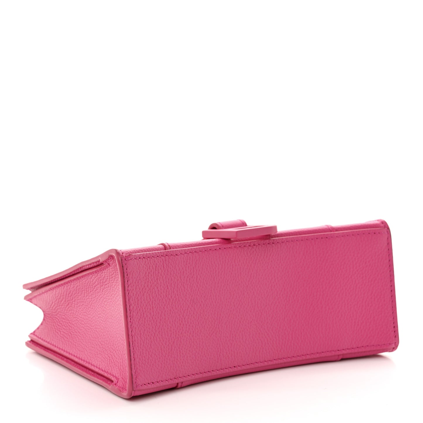 Grained Calfskin XXS Hourglass East West Tote Pink