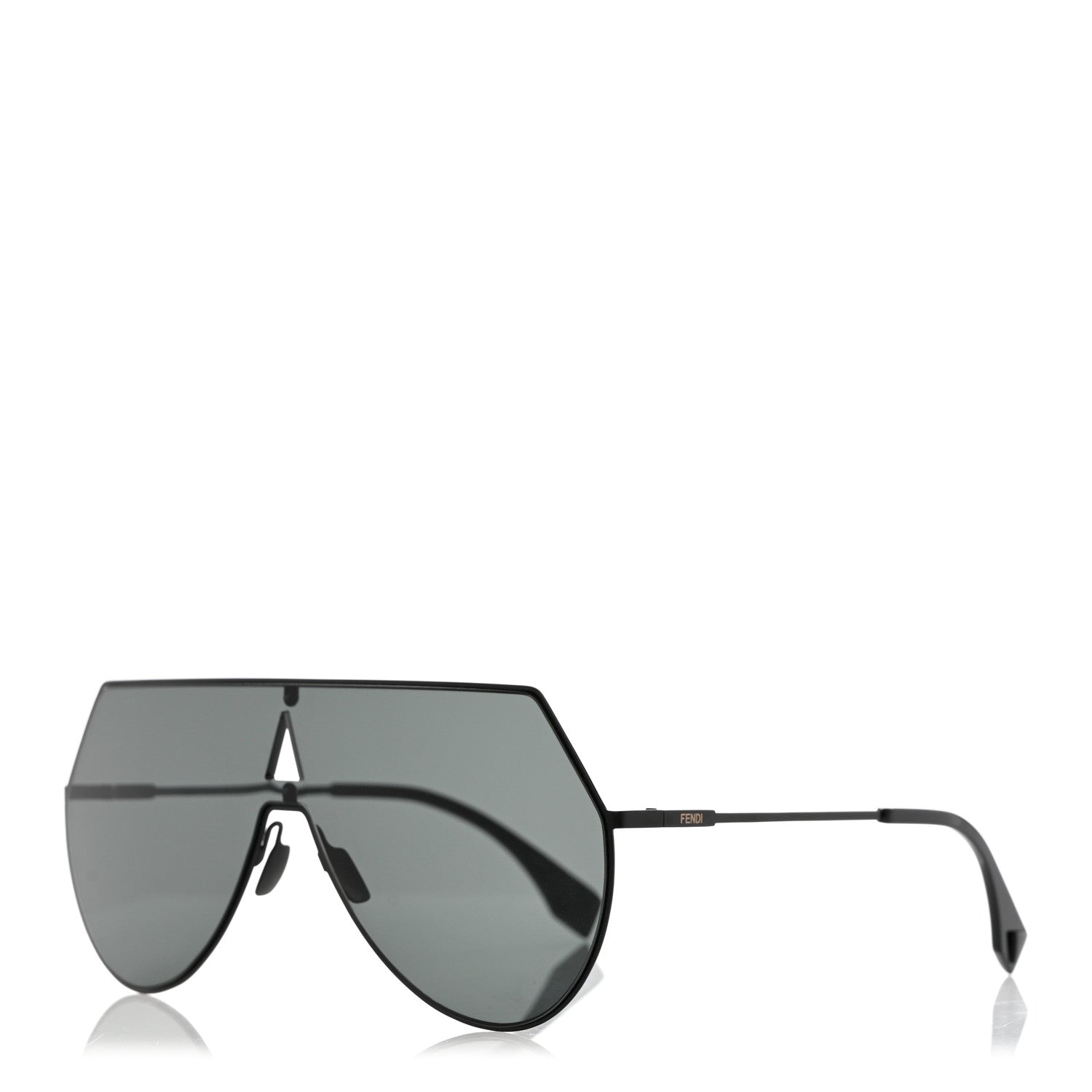 Fendi Metal Mirrored Eyeline Sunglasses FF 0193/S Black 1 of 7