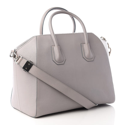Givenchy Sugar Goatskin Medium Antigona Pearl Grey 2 of 9