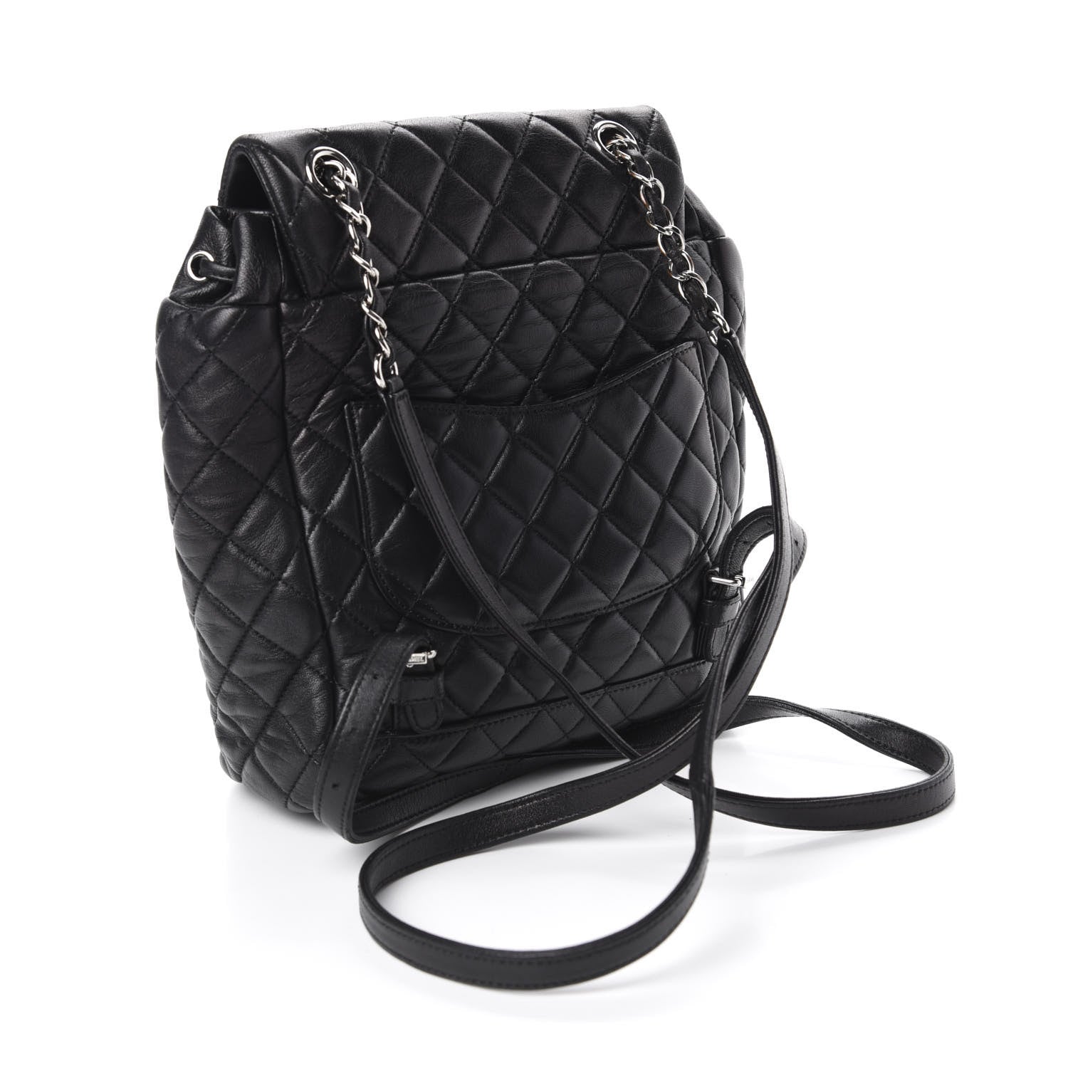 Chanel Lambskin Quilted Small Urban Spirit Backpack Black 2 of 9