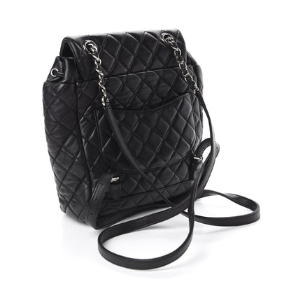 Chanel Lambskin Quilted Small Urban Spirit Backpack Black 2 of 9