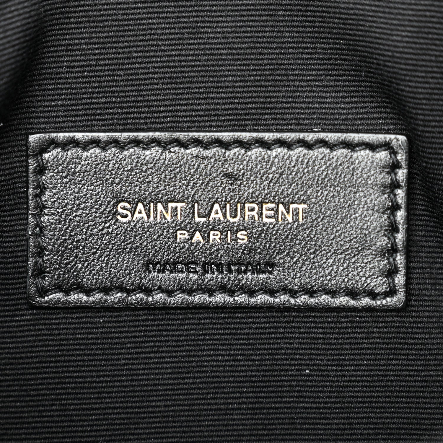 Saint Laurent Grain De Poudre Uptown Pouch Black 6 of 7
