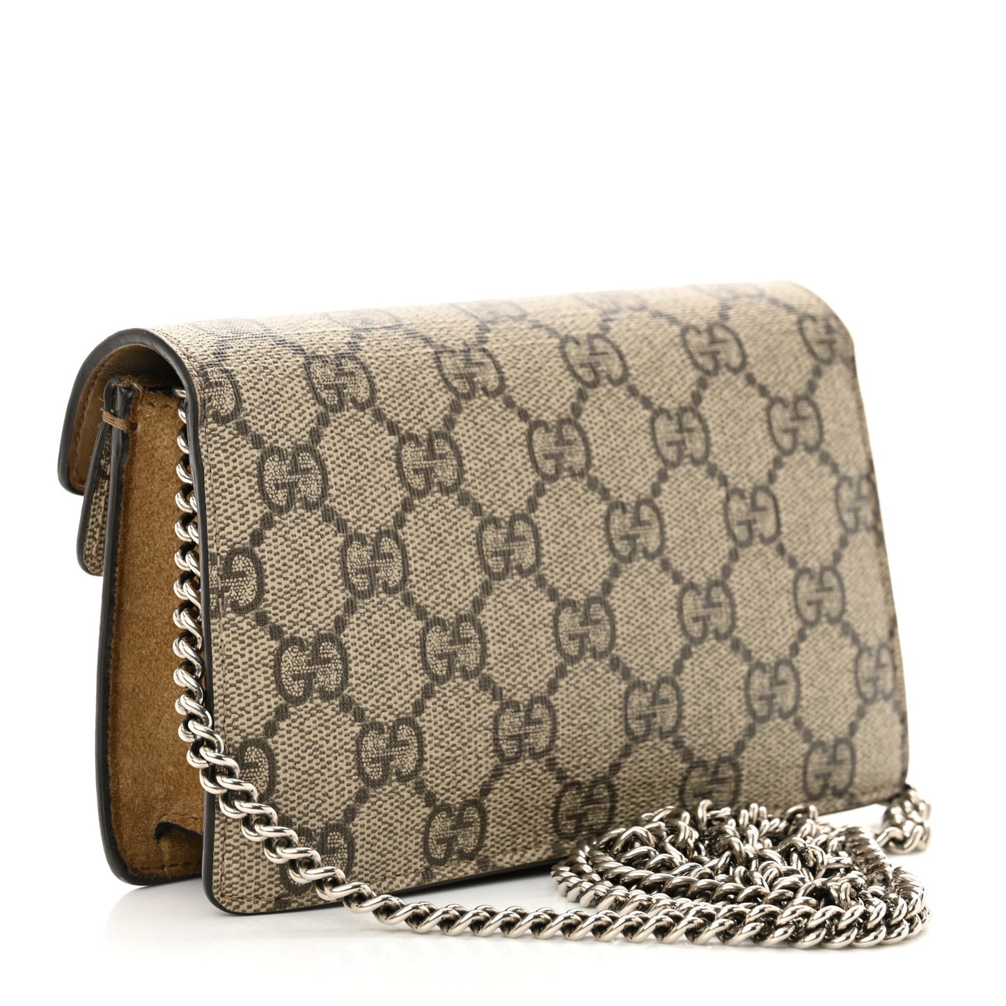 GG Supreme Monogram Super Mini Dionysus Shoulder Bag Taupe