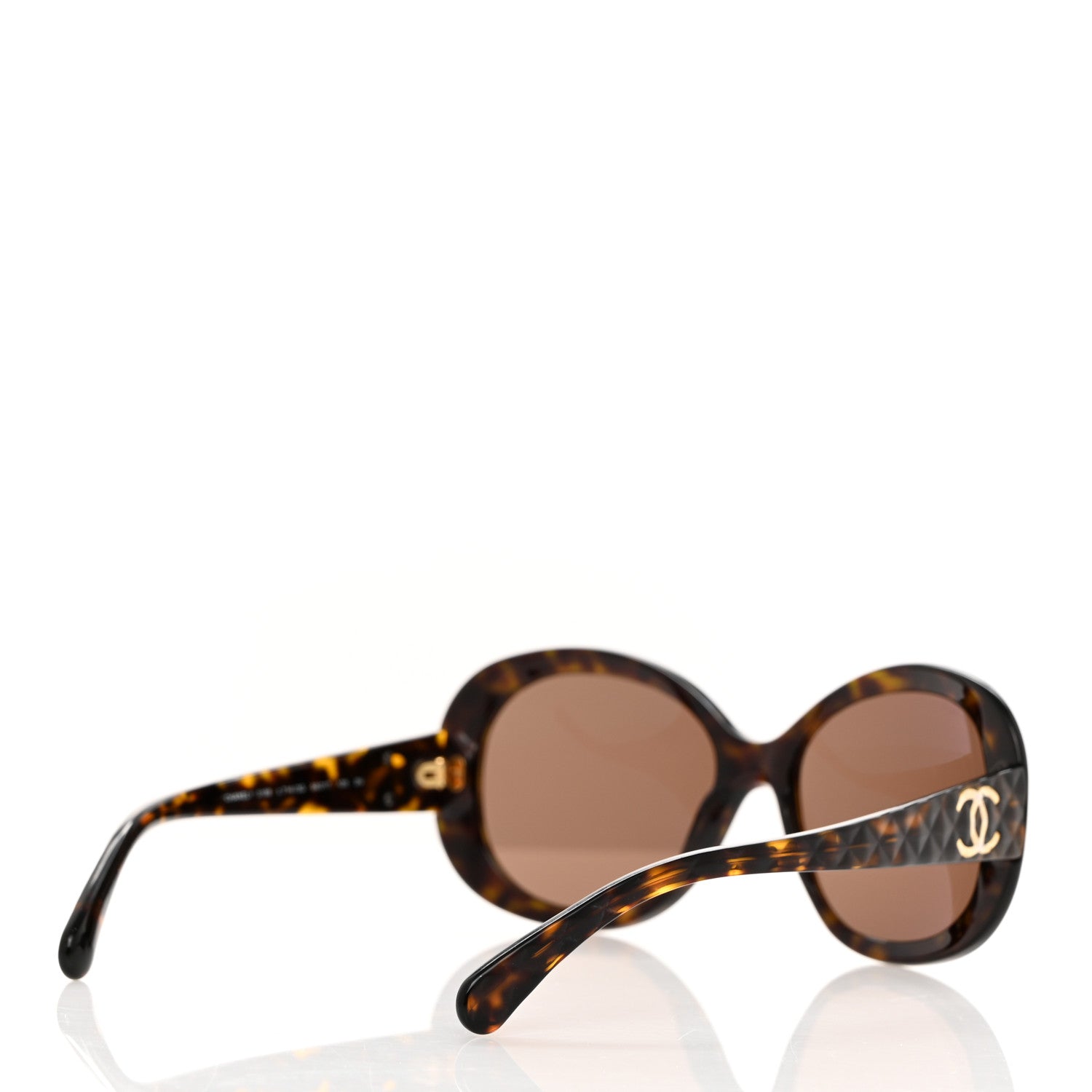 Chanel Quilted CC Sunglasses 5188 Tortoise 4 of 8