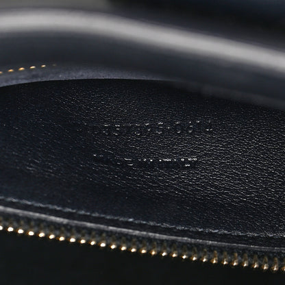 Saint Laurent Smooth Calfskin Small Monogram Cabas Navy 7 of 23