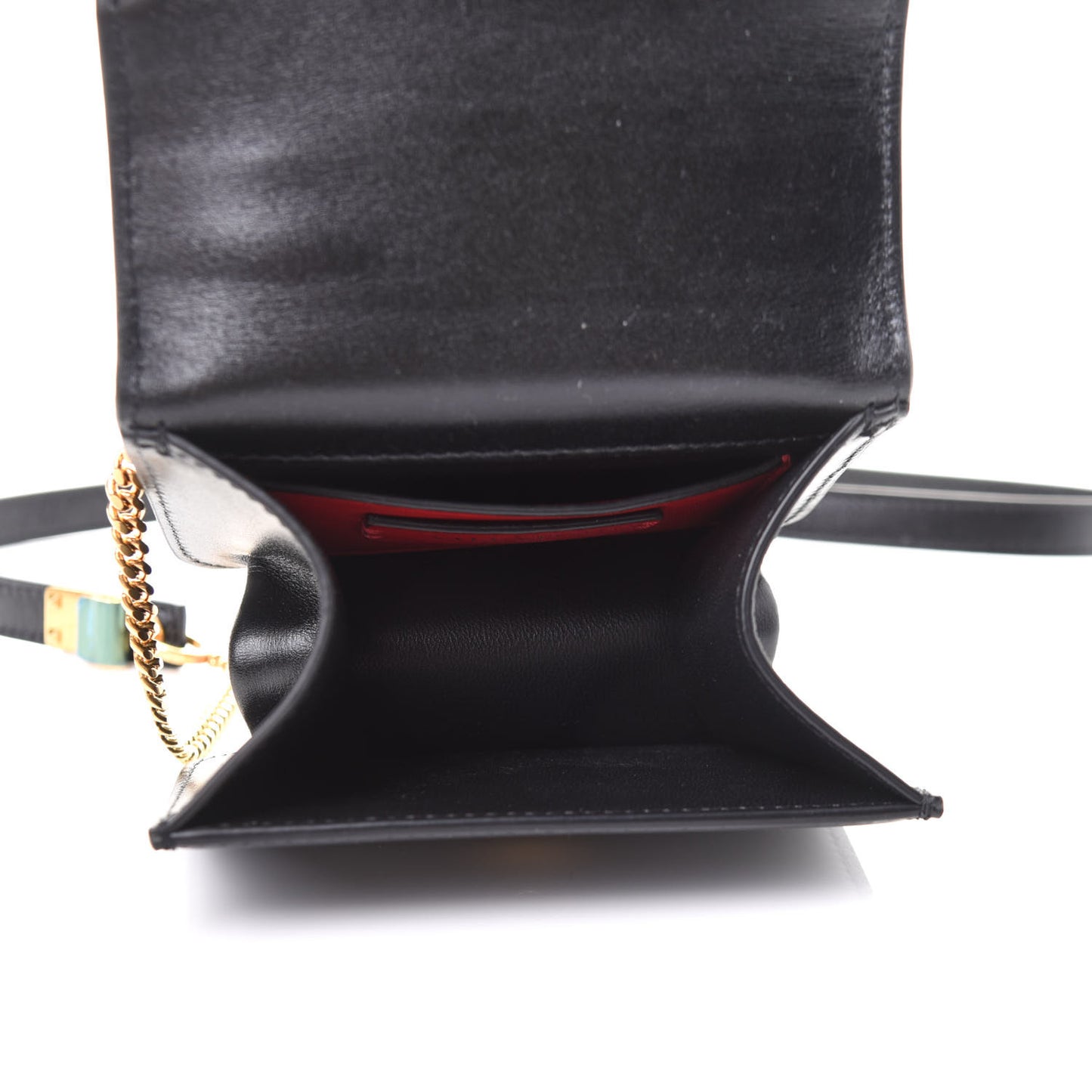 Smooth Calfskin Micro VSling Shoulder Bag Black