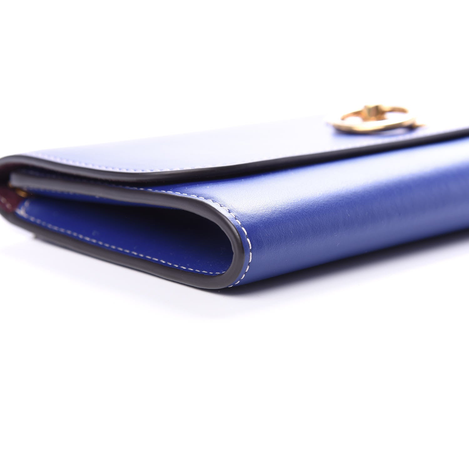 Mulberry Smooth Calfskin Amberley Convertible Clutch Cobalt Blue 7 of 9