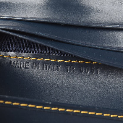 Christian Dior Monogram Compact Saddle Wallet Blue 7 of 10