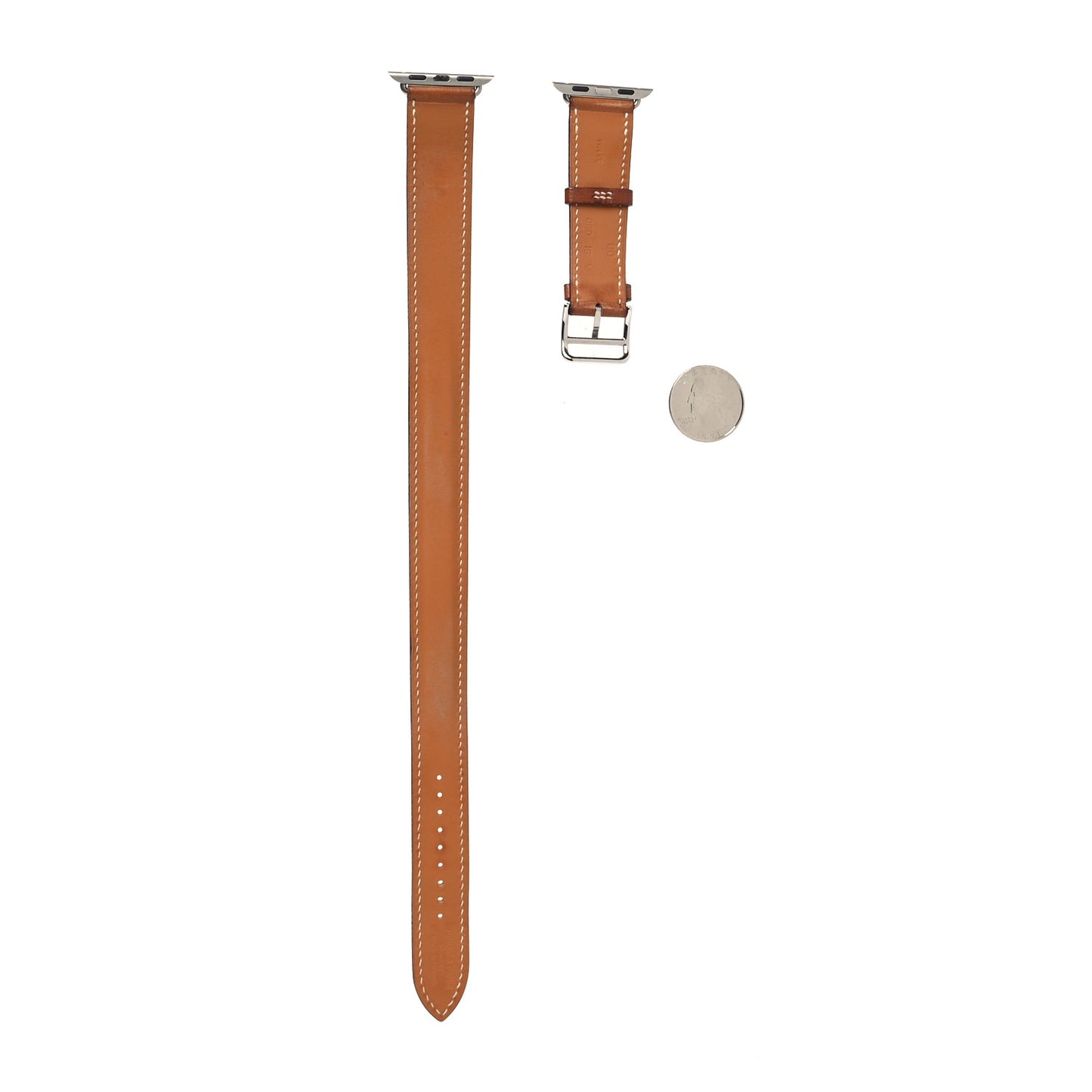Barenia 38mm Apple Watch Double Tour Band Fauve