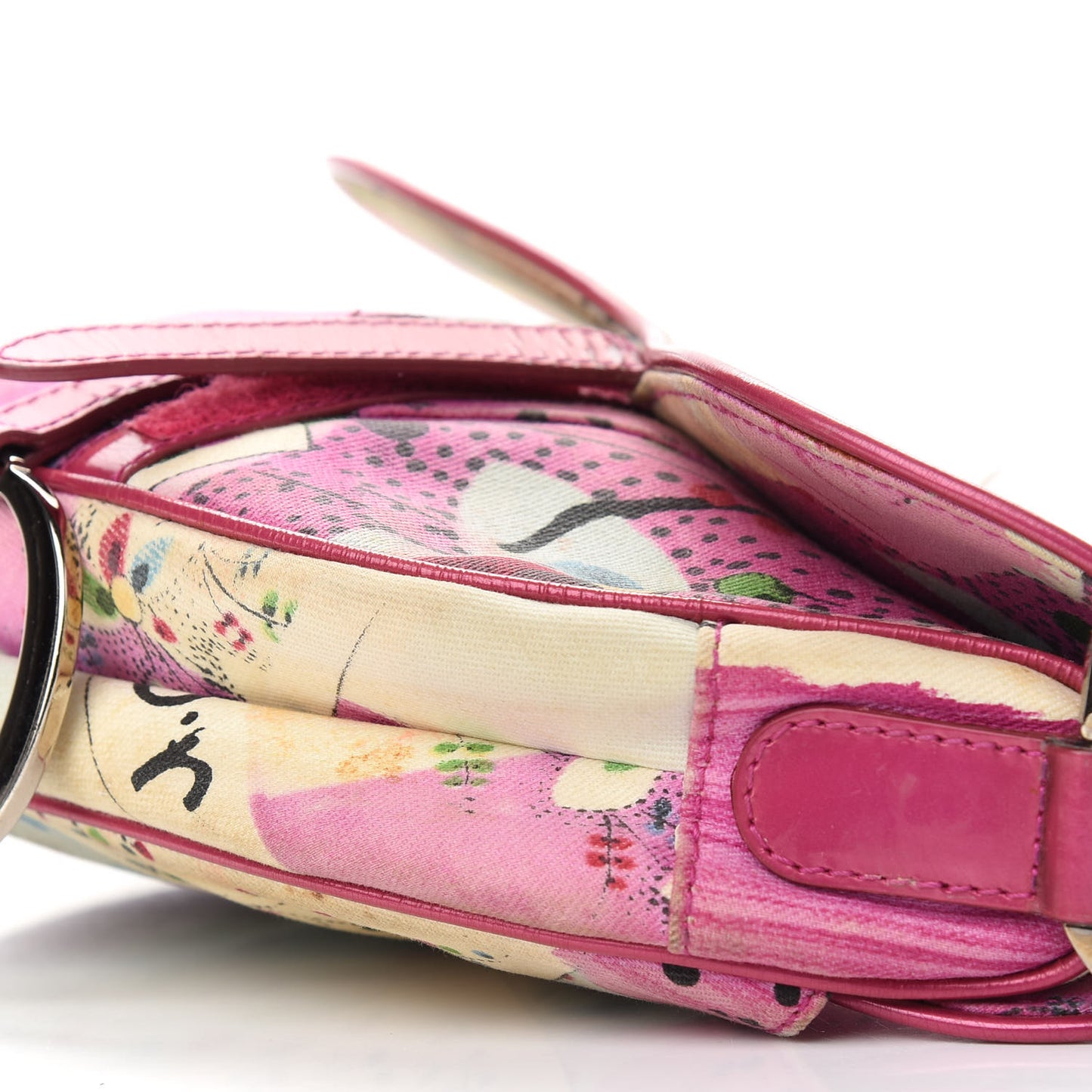 Canvas Filth Saddle Bag Multicolor