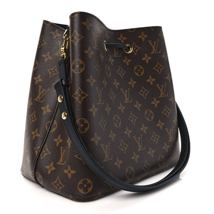 Louis Vuitton Monogram Neonoe MM Black 3 of 8