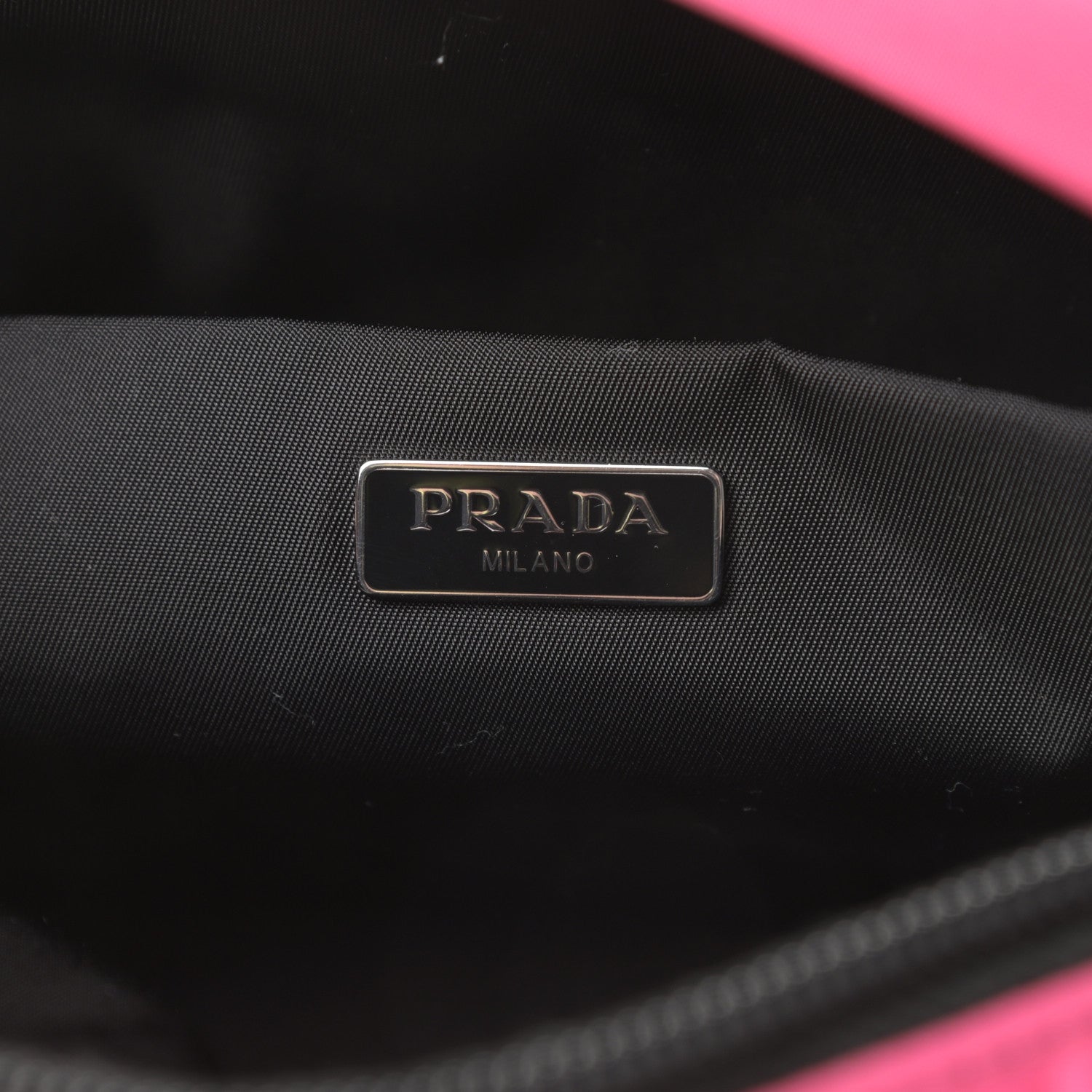 Prada Tessuto Nylon Soft Padded Belt Bag Fuxia 6 of 12