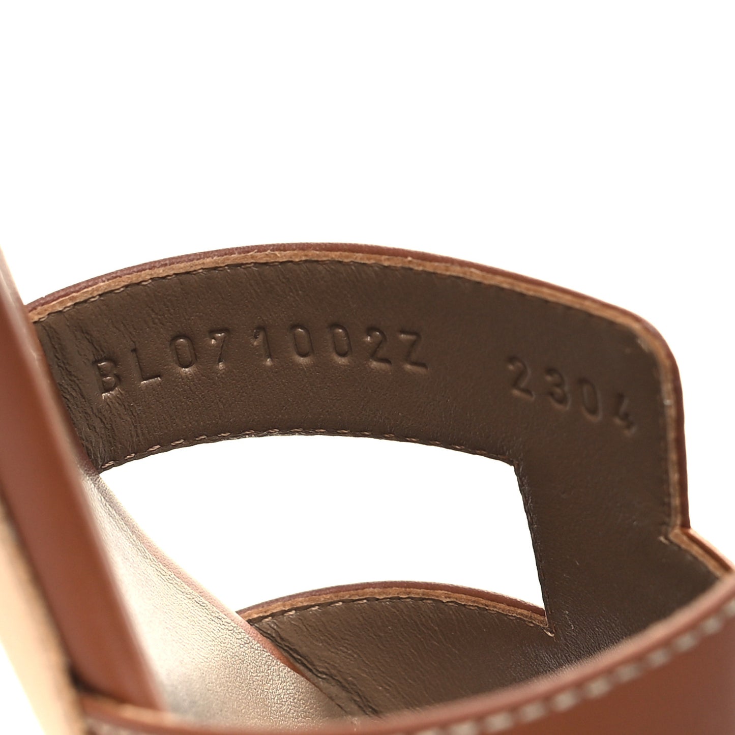 Calfskin Oasis Sandals 37.5 Gold