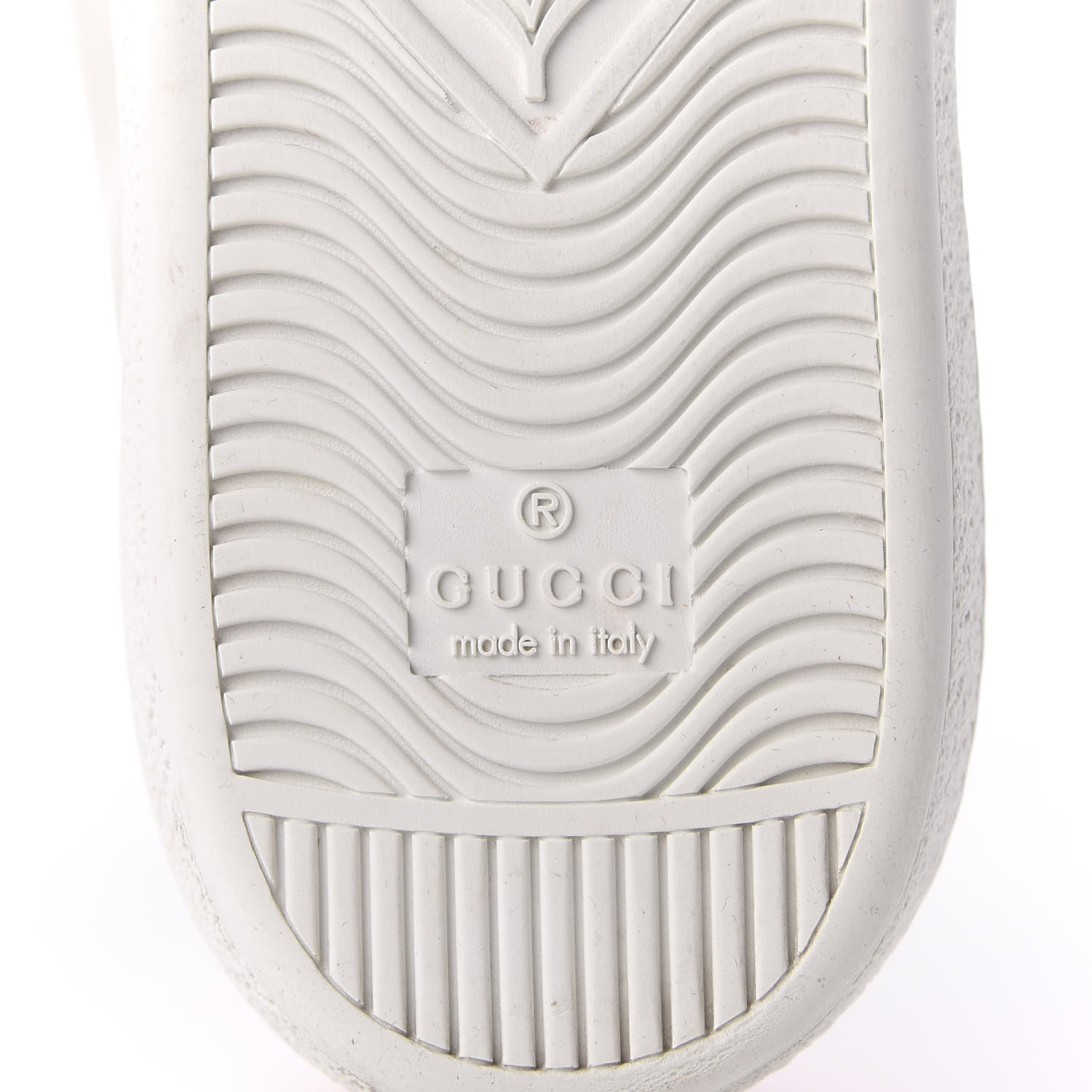 Gucci Calfskin Web Pearl Studded Womens Ace Sneakers 38 White 7 of 14