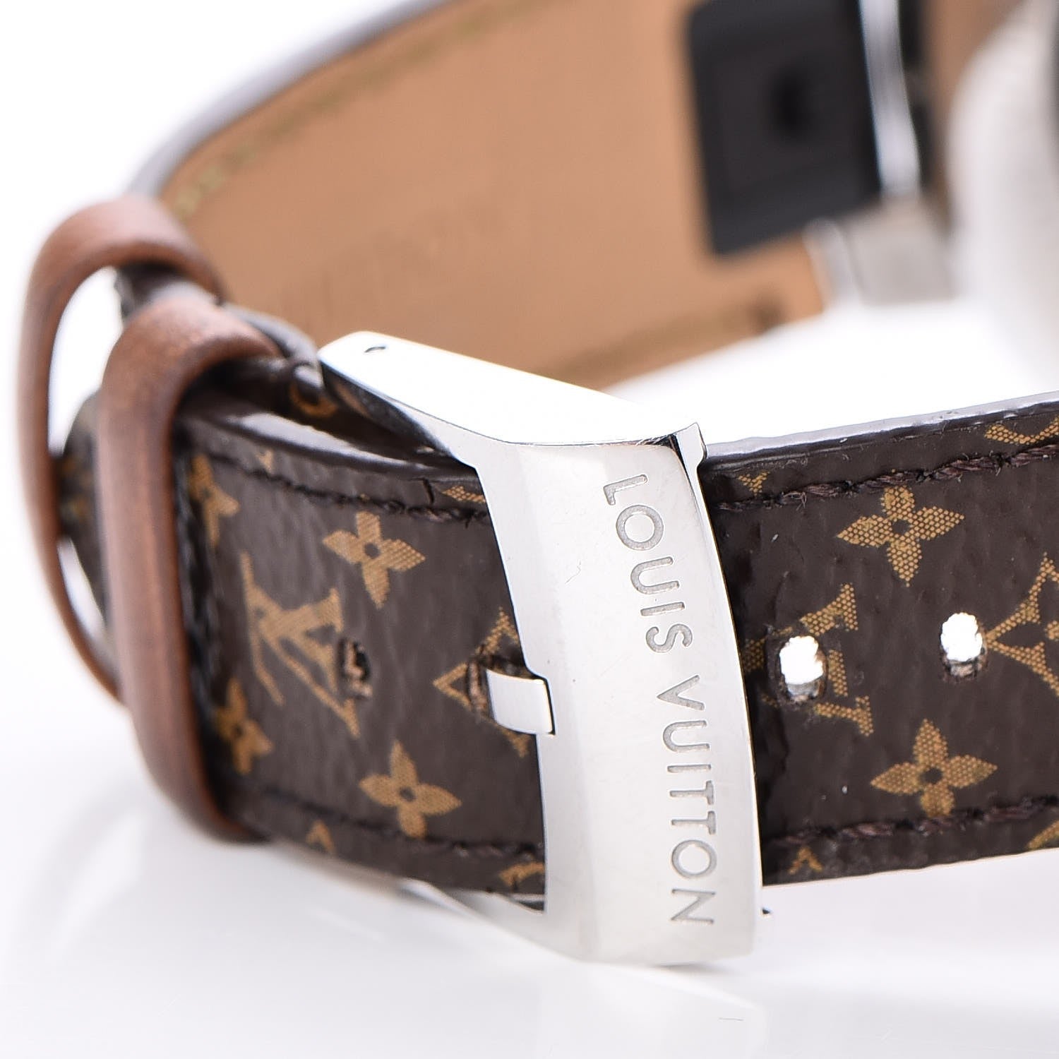 Louis Vuitton Stainless Steel Monogram Tambour Horizon 42mm Smartwatch 4 of 9