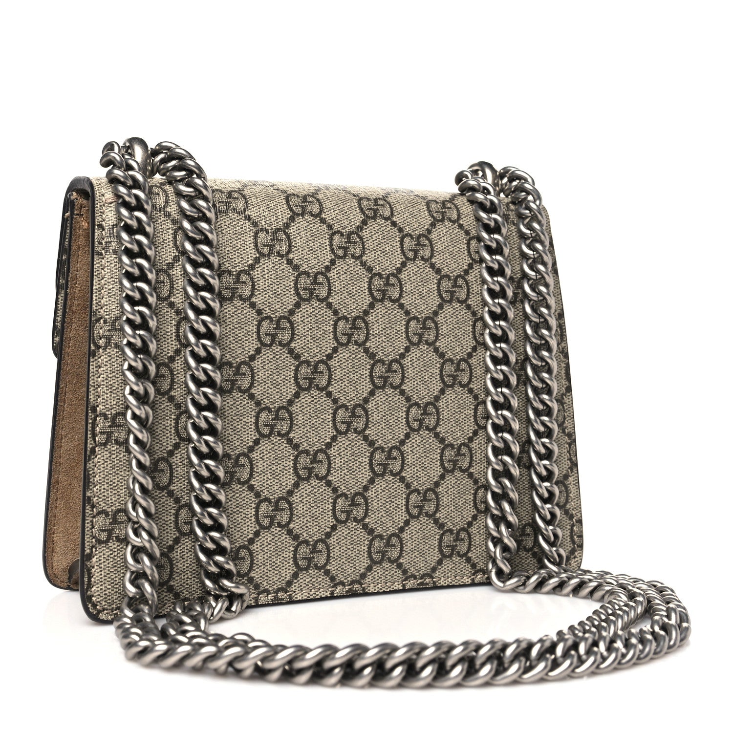 Gucci GG Supreme Monogram Mini Dionysus Shoulder Bag Taupe 3 of 10