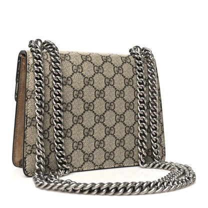Gucci GG Supreme Monogram Mini Dionysus Shoulder Bag Taupe 3 of 10