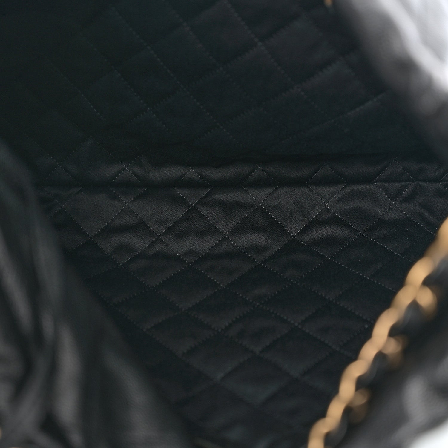 Chanel Shiny Caviar Quilted Monochrome Chanel 22 Black 6 of 11