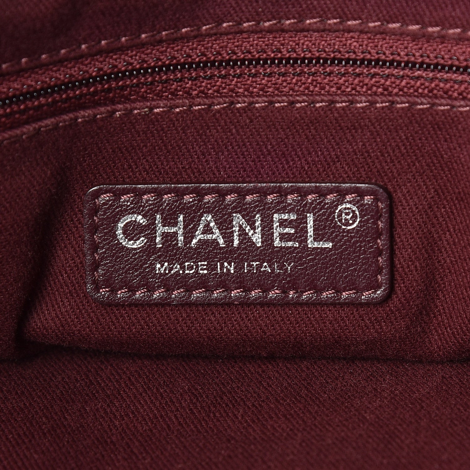 Chanel Calfskin Coated Canvas Quilted Tote Black 6 of 19