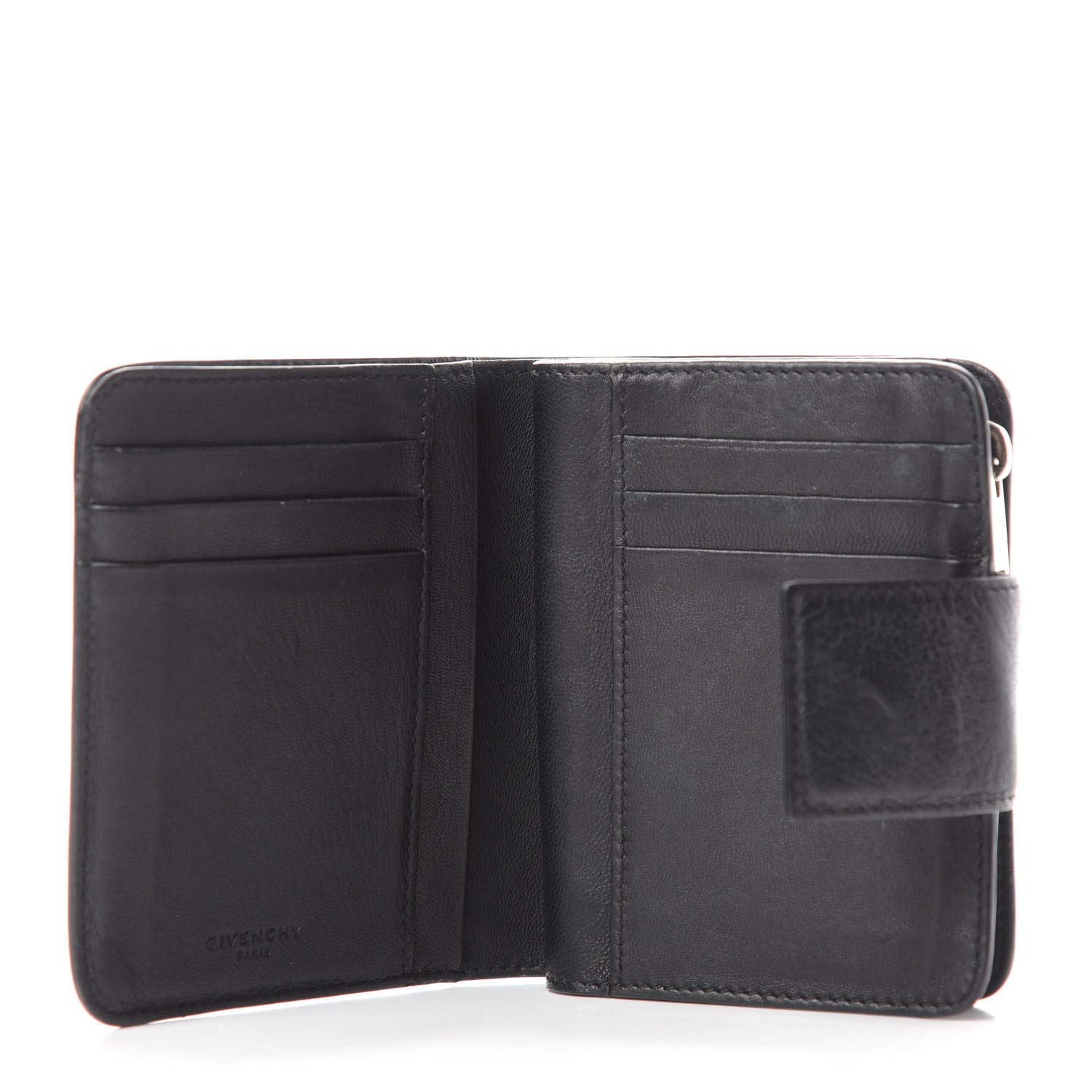 Givenchy Sugar Goatskin Compact Wallet Black 5 of 8