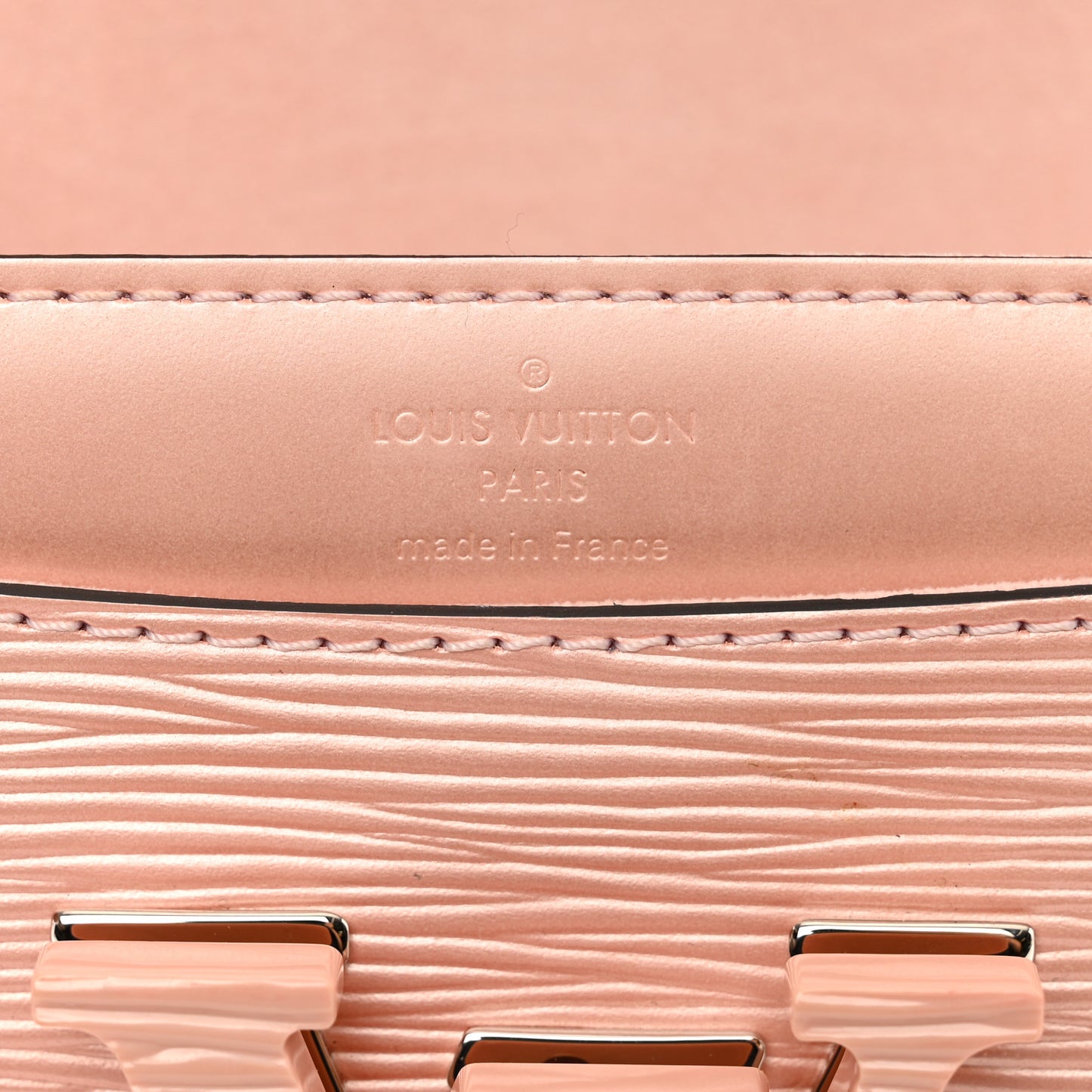 Epi Louise Strap PM Rose Nacre