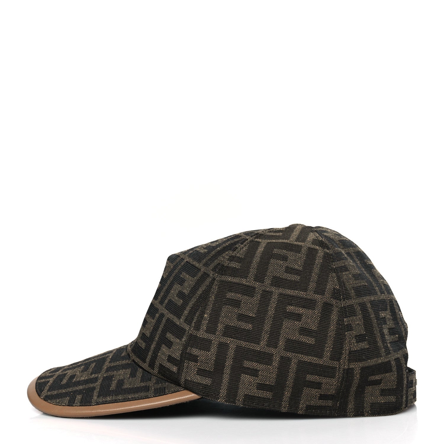 Fendi Canvas FF Reloaded Baseball Hat Tobacco Tobacco Dark Brown 3 of 7