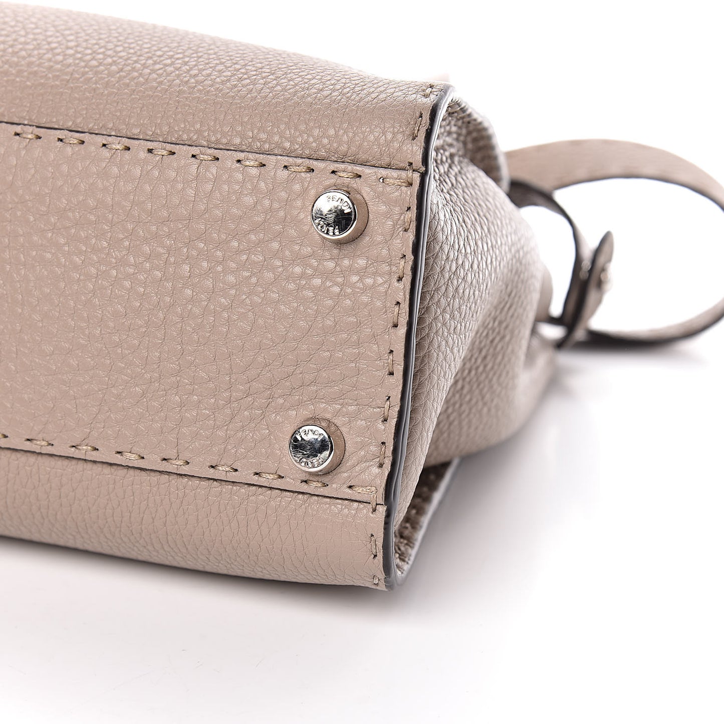 Cuoio Romano Selleria Medium Peekaboo Iconic Satchel Corda