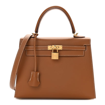 Hermes Epsom Kelly Sellier 25 Gold 1 of 9