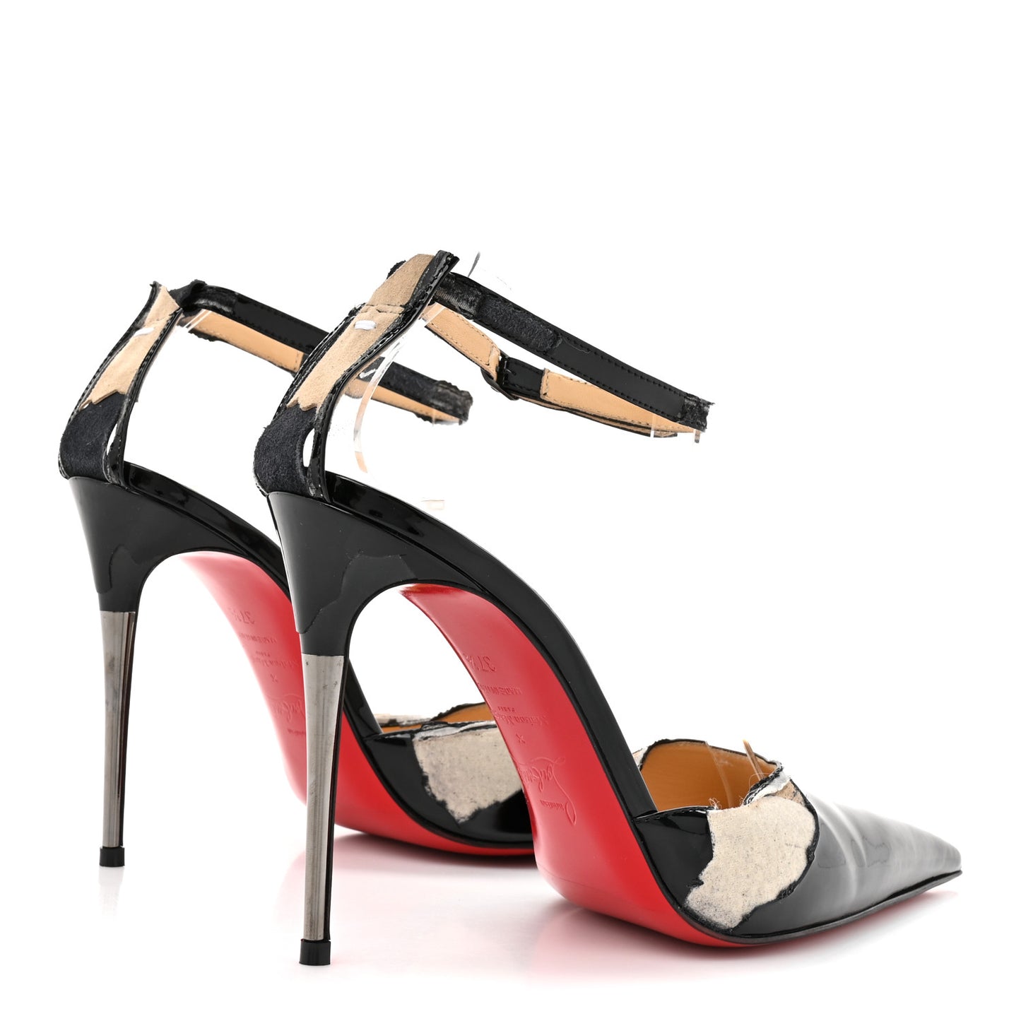 X MAISON MARGIELA Patent Bilougiela 25 Pumps 37.5 Black