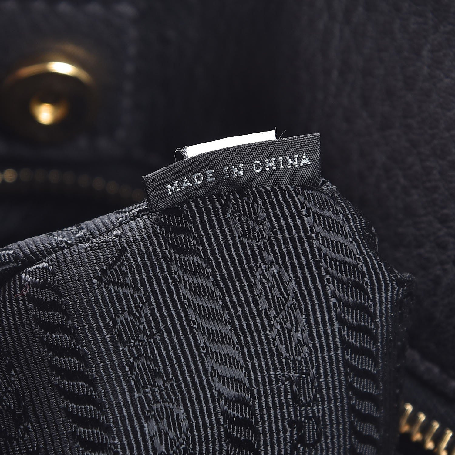 Prada Vitello Daino Tote Black 7 of 8