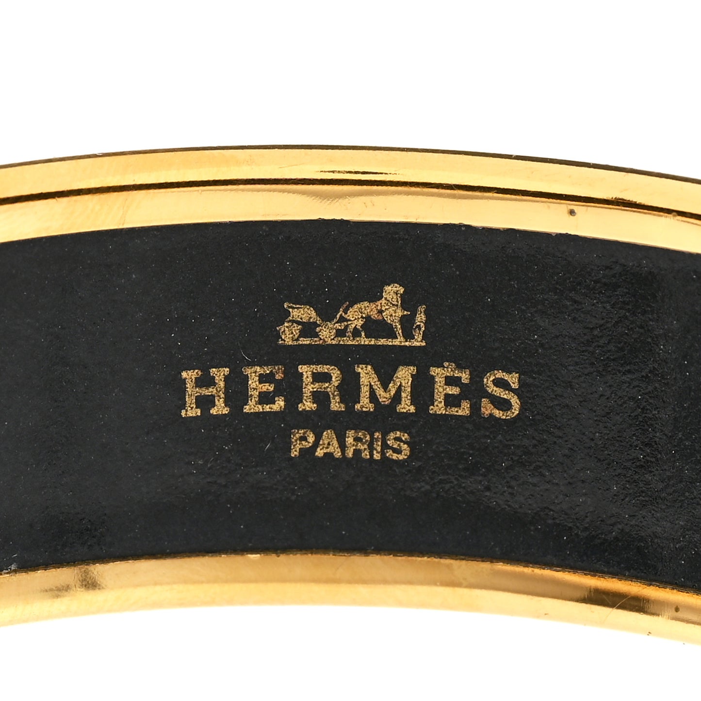 Enamel Printed Horse Carriage Wide Bracelet 65