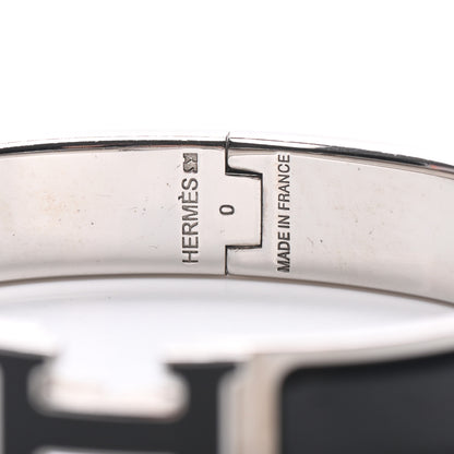 Hermes Enamel Narrow Clic Clac H Bracelet PM Black 4 of 8