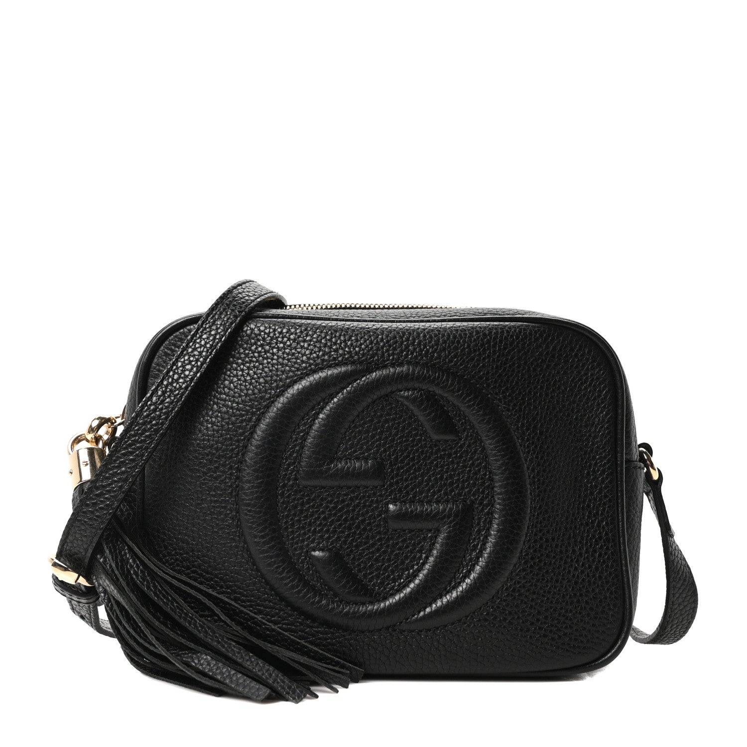 Gucci Pebbled Calfskin Small Soho Disco Bag Black 1 of 10