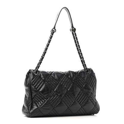 Chanel Lambskin In and Out XL Maxi Flap Black 3 of 10