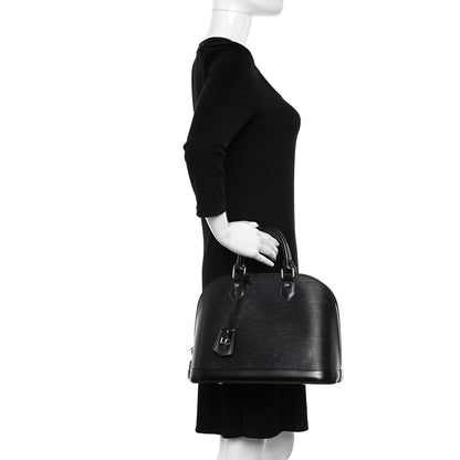 Louis Vuitton Epi Alma PM Black 2 of 12