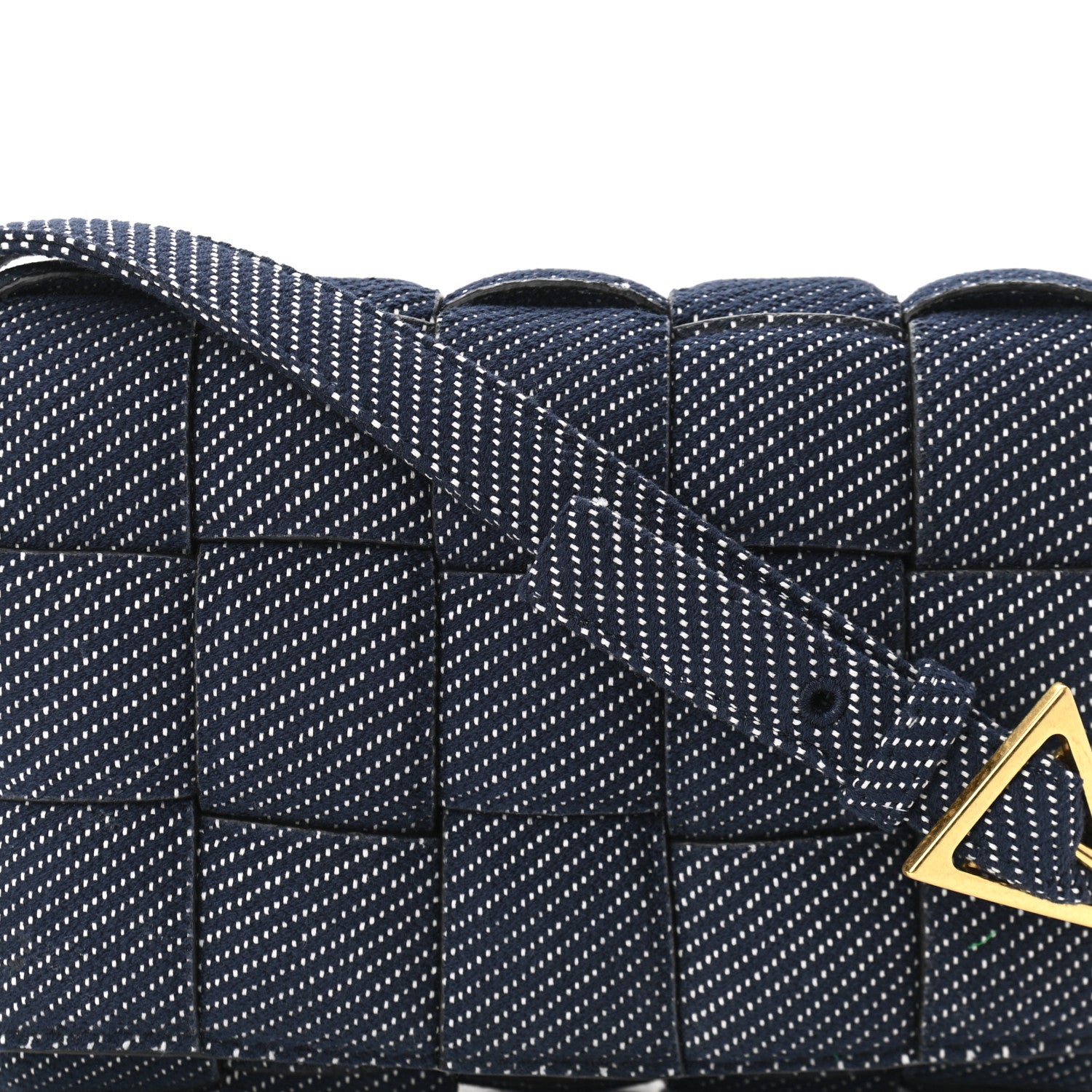 Bottega Veneta Denim Maxi Intrecciato Padded Cassette High Frequency Crossbody Bag Indigo 7 of 9