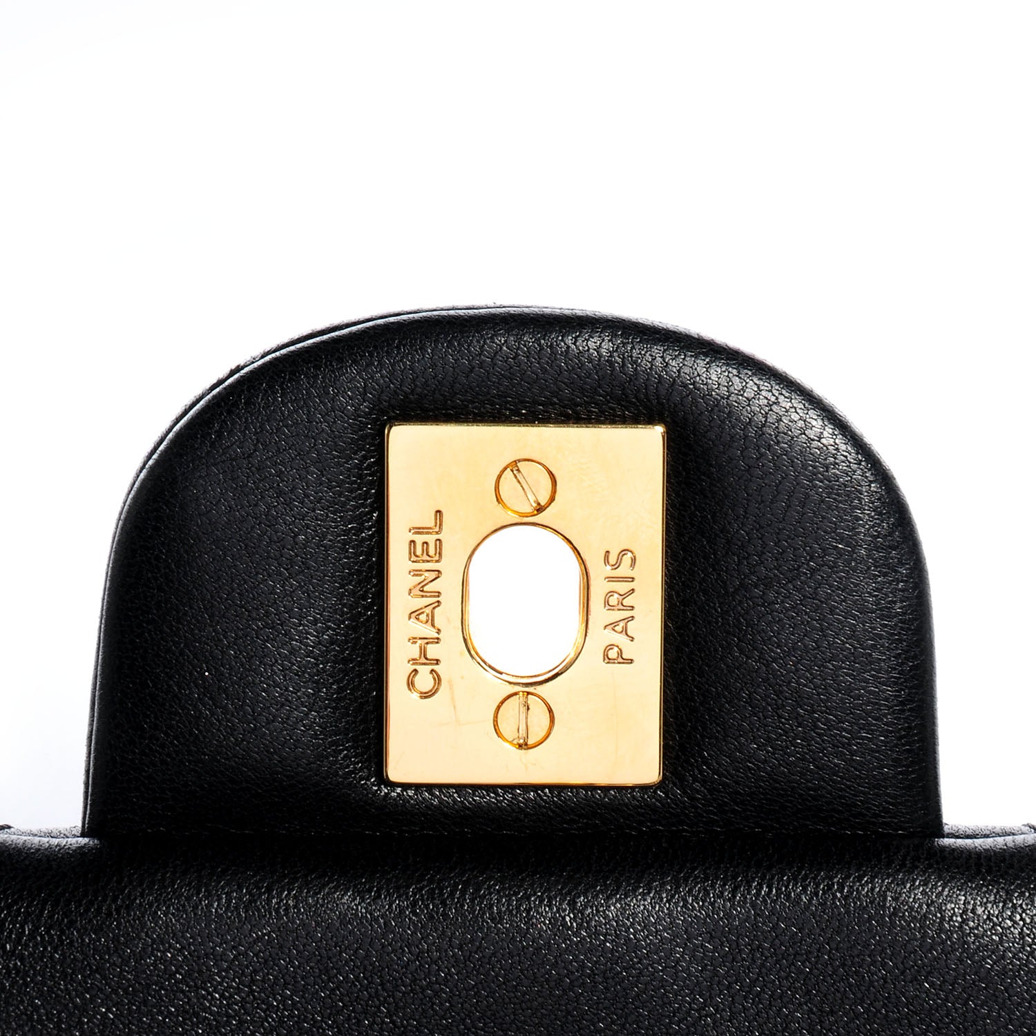 Chanel Lambskin Quilted East West Flap Black 7 of 8