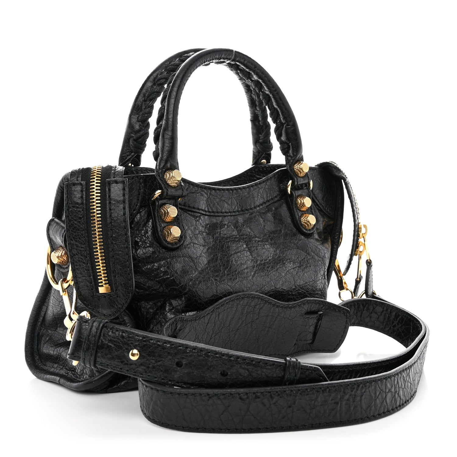 Balenciaga Agneau Giant 12 Gold Hardware Mini City Black 3 of 12