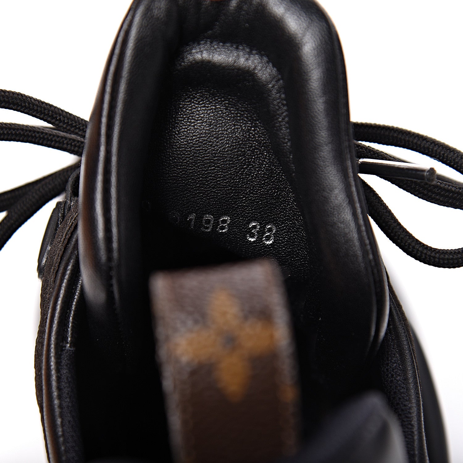Louis Vuitton Calfskin Patent Monogram LV Archlight Sneakers 38 Black 8 of 10