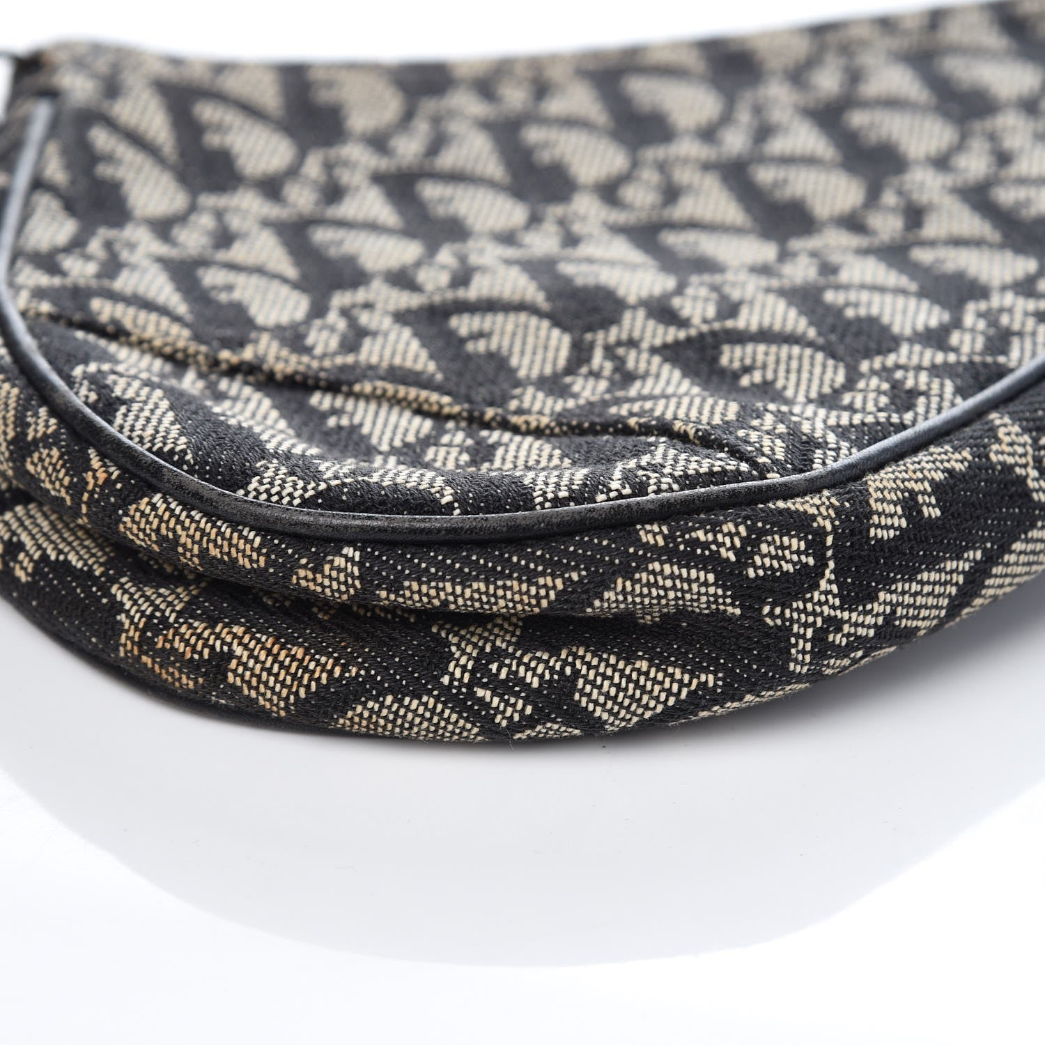 Christian Dior Monogram Mini Saddle Pochette Navy 10 of 11