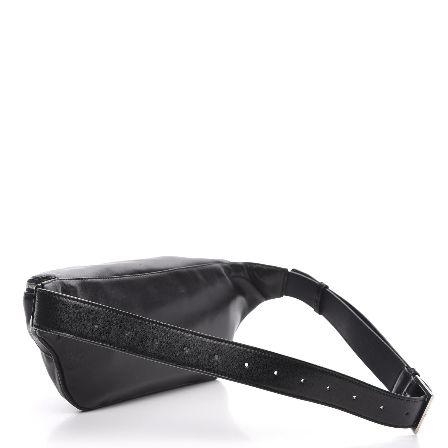 Saint Laurent Calfskin Monogram Belt Bag Black 3 of 9