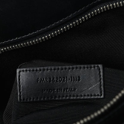 Saint Laurent Calfskin Classic Monogram Shopping Bag Black 6 of 8