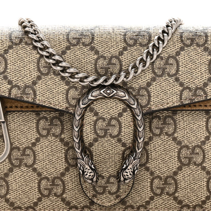 Gucci GG Supreme Monogram Super Mini Dionysus Shoulder Bag Taupe 8 of 13