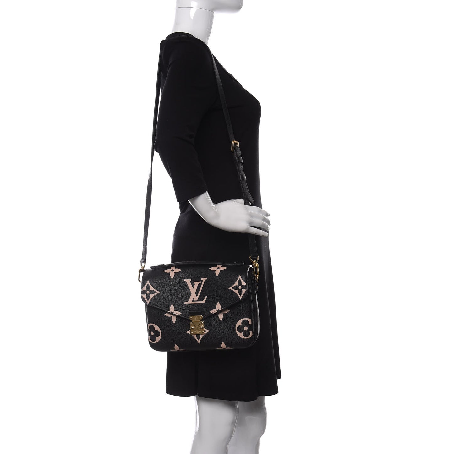 Empreinte Monogram Giant Pochette Metis Black Beige
