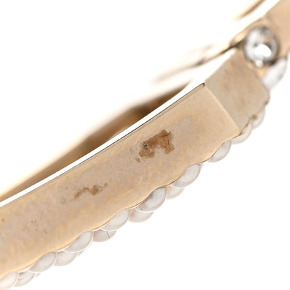 Chanel Crystal Pearl CC Vendome Choker Light Gold 7 of 7