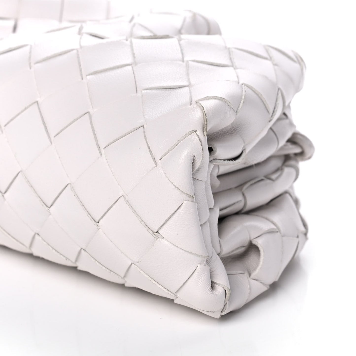 Nappa Intrecciato The Mini Pouch Chalk