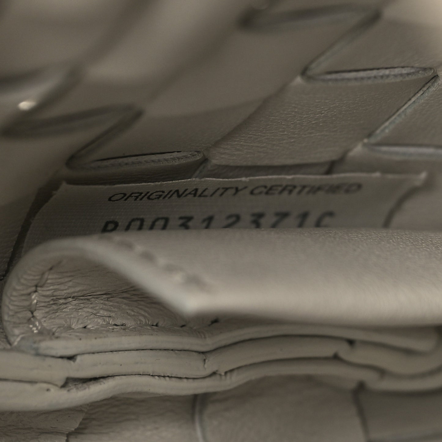 Nappa Intrecciato Sardine Bag Chalk