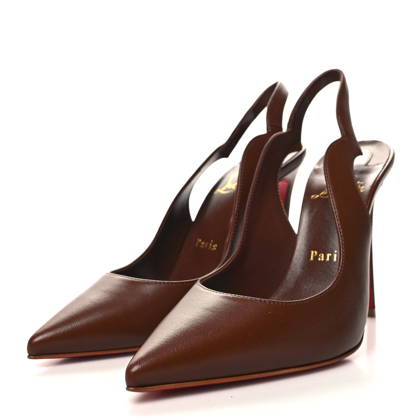 Calfskin Hot Chick Slingback 100 Pumps 37 Nude 6